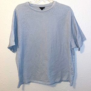 Top shop boxy lace print tshirt